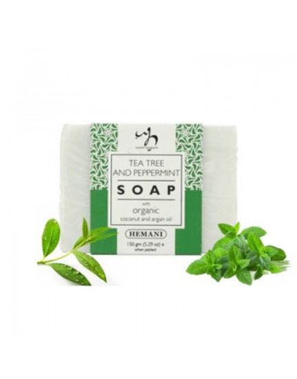 Savon solide pur végétal BIO Arbre à Thé Tea Tree 150 g - HEMANI