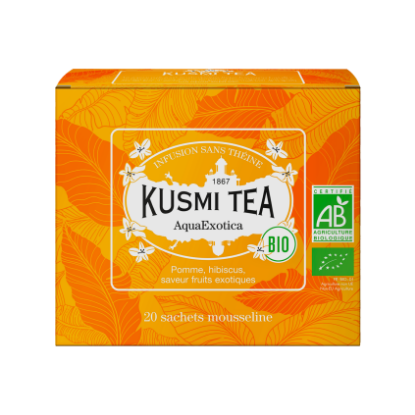 Image de KUSMI TEA - AquaExotica Bio - boîte 20 sachets