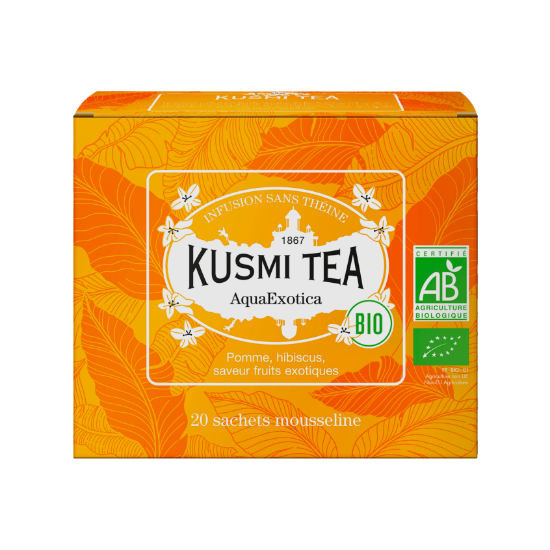 Image de KUSMI TEA - AquaExotica Bio - boîte 20 sachets