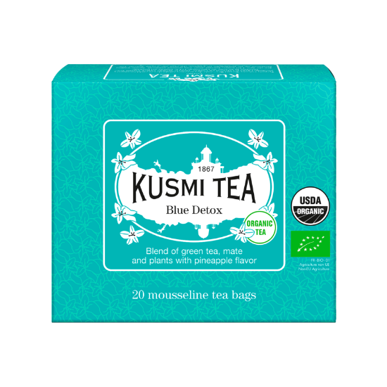 Image de KUSMI TEA - Blue Detox - boîte 20 sachets