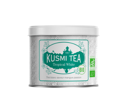 Picture of KUSMI TEA - Tropical White Bio - boîte 90g (environ 40 tasses)