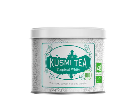 Picture of KUSMI TEA - Tropical White Bio - boîte 90g (environ 40 tasses)