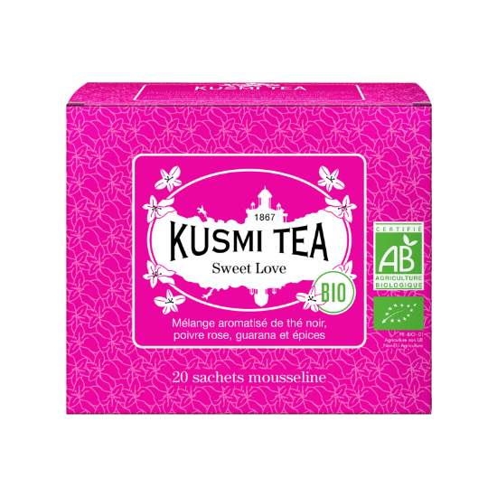 Image de KUSMI TEA - Sweet Love - boîte 20 sachets