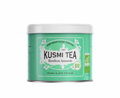 Image de KUSMI TEA - Rooibos Amande Bio - boîte 100g (environ 40 tasses)