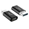 Picture of Adaptateur micro USB vers USB-C Noir - Akashi