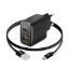 Image de Pack chargeur secteur 20W + câble TYPE-C 1m - Noir - Akashi