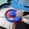 Image de Casque audio enfant sans fil Bluetooth - bleu et rouge - Akashi