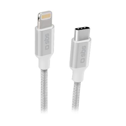 Cable de recharge et de transfert de donnees USB-C - Lightning SBS