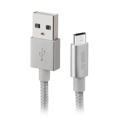 Cable d'alimentation et de donnees USB - Micro-USB SBS