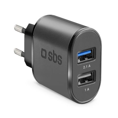 Chargeur de batterie Fast Charge avec deux ports USB - SBS