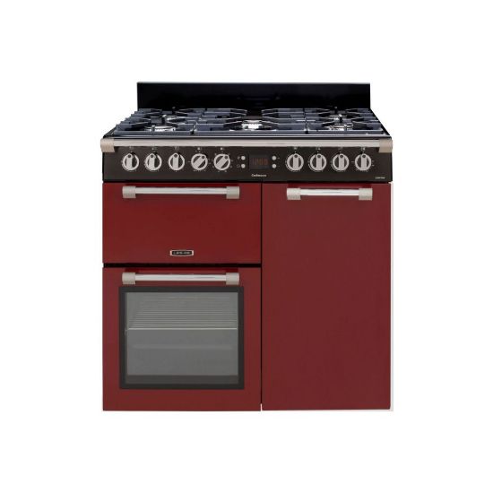 Piano de cuisson gaz 5 foyers COOKMASTER 90 cm - LEISURE CK90F324R - Rouge