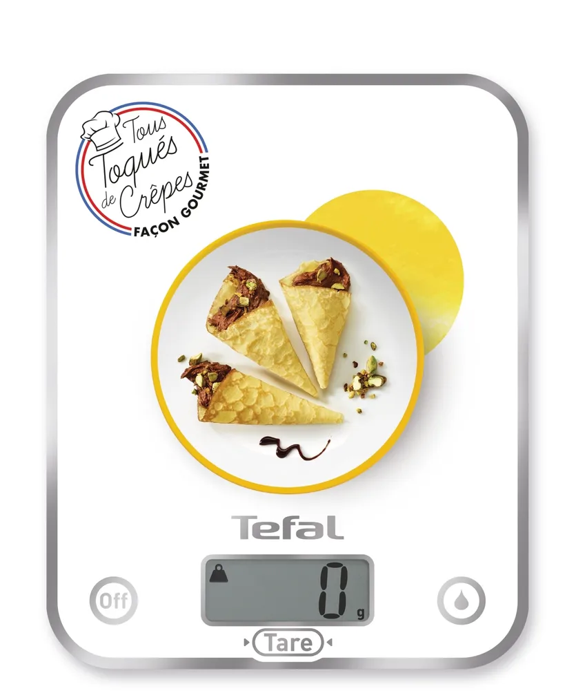 Balance de cuisine Tefal Optiss - décor chandeleur   - Shopping  et Courses en ligne, livrés à domicile ou au bureau, 7j/7 à la Réunion