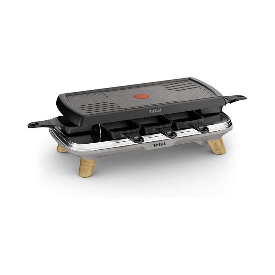 Appareil à raclette 8 personnes Tefal Gourmet Grill Plancha RE610D