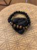 Image de Bracelet Homme oeil du tigre et pierre de lave