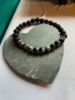 Picture of Bracelet Homme pierre de lave et obsidienne neige