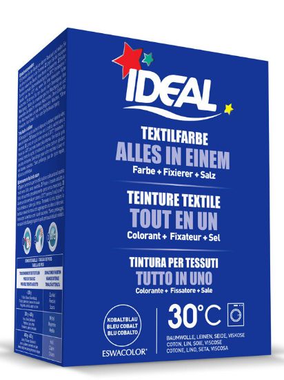 Picture of Teinture textile en poudre TOUT EN UN Mini Bleu Cobalt 230G - IDEAL