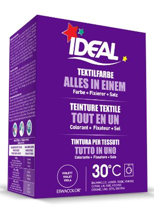 Image de Teinture textile en poudre TOUT EN UN Mini Violet 230G - IDEAL