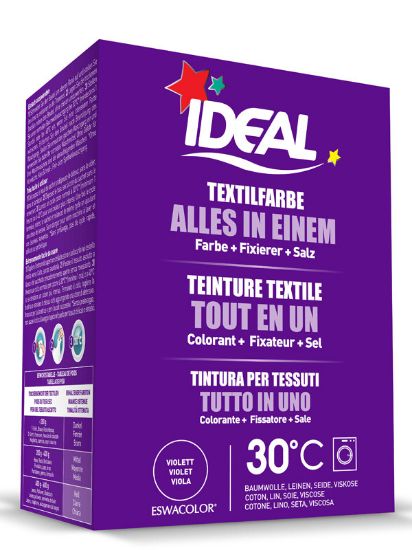 Picture of Teinture textile en poudre TOUT EN UN Mini Violet 230G - IDEAL