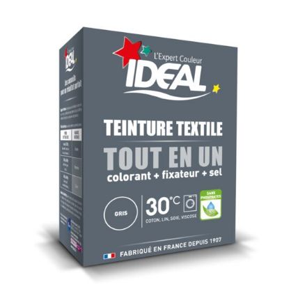 Picture of Teinture textile en poudre TOUT EN UN Mini Gris 230G - IDEAL