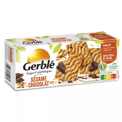 Image de Biscuits sésame chocolat Gerblé