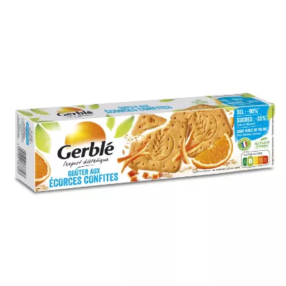 Image de Biscuits écorces confites, réduit en sel Gerblé