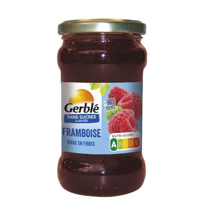 Image de Confiture de framboise sans sucres ajoutés Gerblé