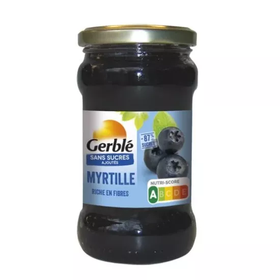Image de Confiture de myrtille sans sucres ajoutés Gerblé