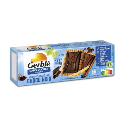 Image de Biscuits fondants chocolat noir sans sucres ajoutés Gerblé