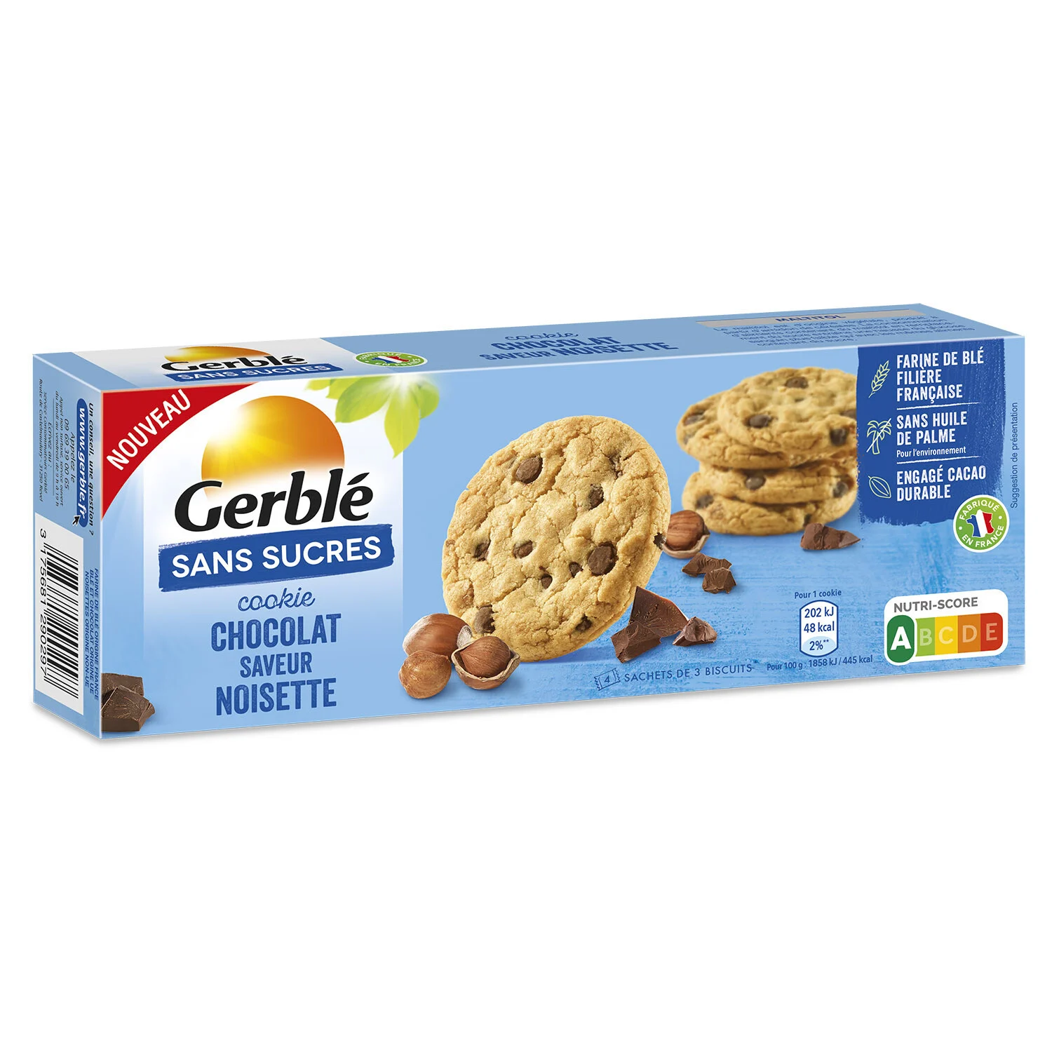Gerble Gateaux vanille sans sucres -  Chocolats