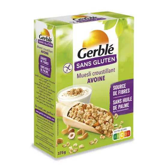 Picture of Céréales muesli croustillant avoine sans gluten Gerblé