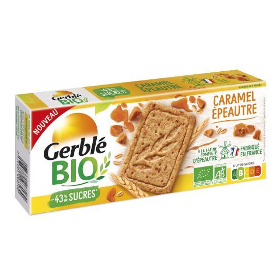 Picture of Biscuits sablé épeautre caramel Bio Gerblé Bio