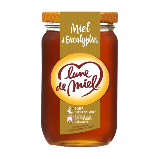 Image de Miel d’eucalyptus 375g LUNE DE MIEL