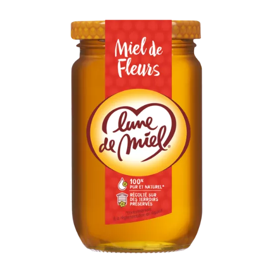 Picture of Miel de fleurs 375g LUNE DE MIEL