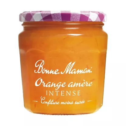 Image de Confiture d'orange amère intense allégée en sucres 335g BONNE MAMAN