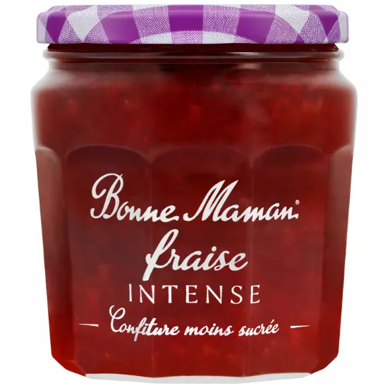 Image de Confiture de fraises intense allégée en sucres 335g BONNE MAMAN