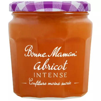 Image de Confiture d'abricots intense allégée en sucres 335g BONNE MAMAN