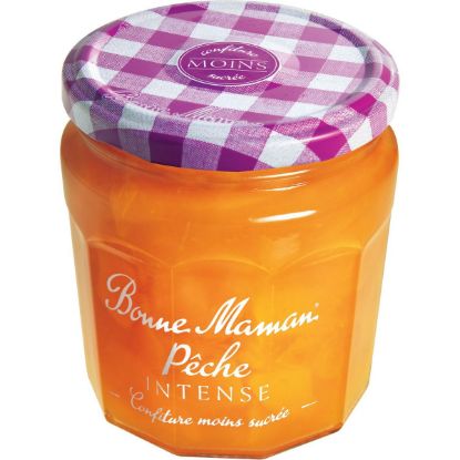 Image de Confiture de pêches intense allégée en sucres 335g BONNE MAMAN