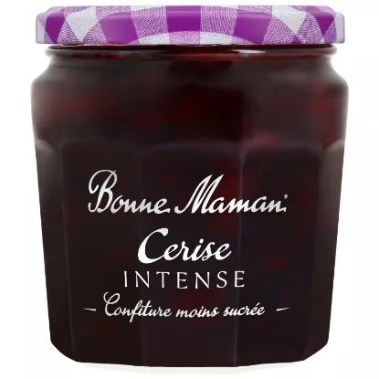 Image de Confiture de cerises intense allégée en sucres 335g BONNE MAMAN