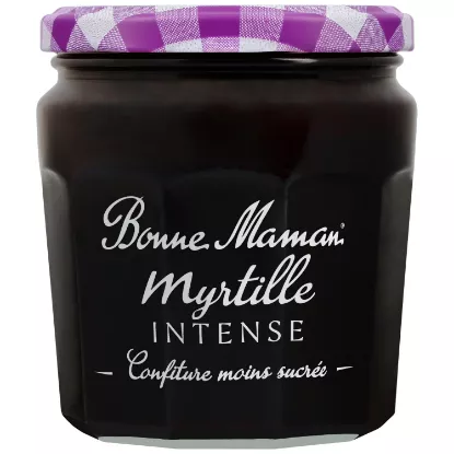 Confiture de myrtilles intense allégée en sucres 335g BONNE MAMAN