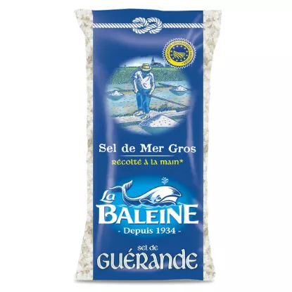 Image de Gros sel de Guérande gris 800g LA BALEINE