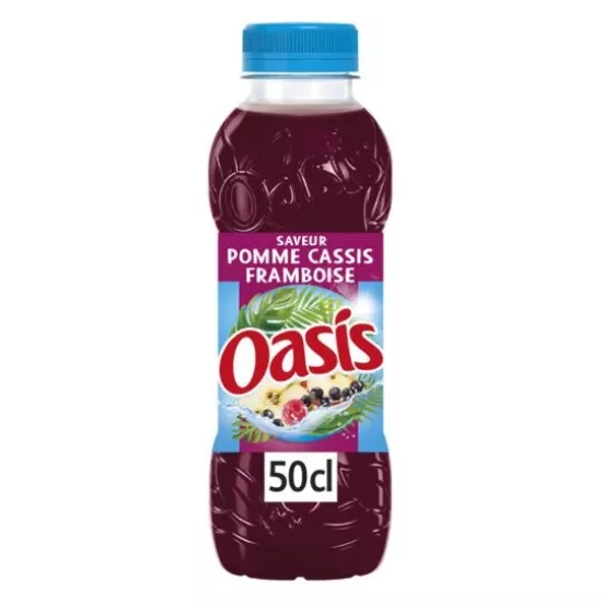 Image de Oasis Pomme, Cassis, Framboise - 50cl