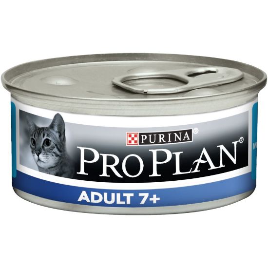 Pâtée chat senior au thon Pro Plan 24 Boîtes x 85g