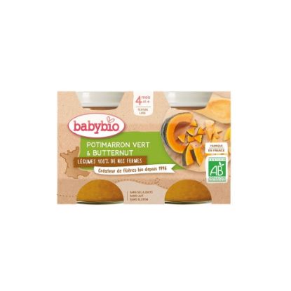 Babybio Petits Pots bébé Mirabelle pomme Bio - Dès 4 mois