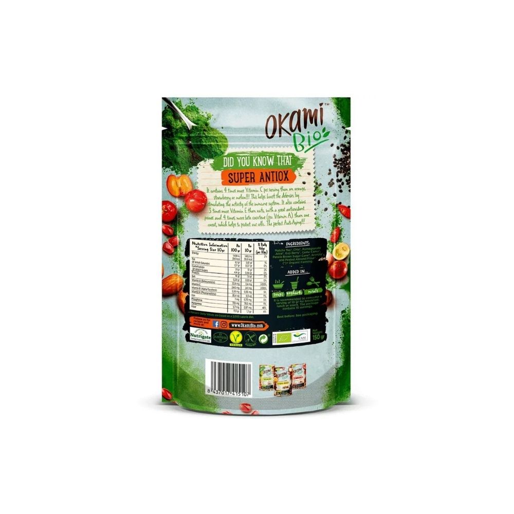 Super Antiox Okami Bio Vegan Super Aliments - 150g | ChezVous.re ...
