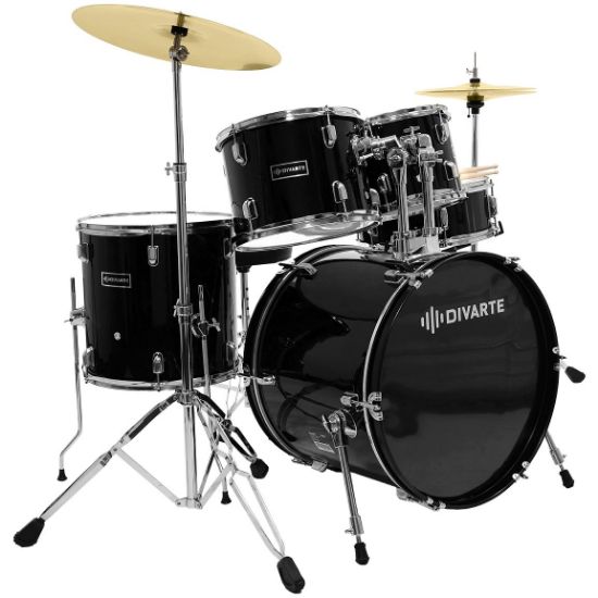 Batterie acoustique Studio DrumSet BK Divarte   - Shopping et  Courses en ligne, livrés à domicile ou au bureau, 7j/7 à la Réunion