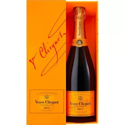 Picture of Champagne Brut Veuve Clicquot Carte Jaune, boite cadeau coulissante, 75cl, 12°
