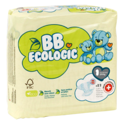 Pingo Lingettes bébé écologiques et jetables x 80