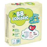 Image de Couches-culottes écologiques BB Ecologic T5 Couches Bébé de 12-18kg - Lot de 18 couches