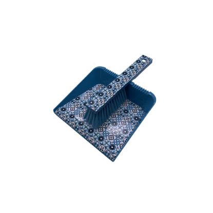 Image de Pelle balayette carreaux de ciment bleu - Big Bross