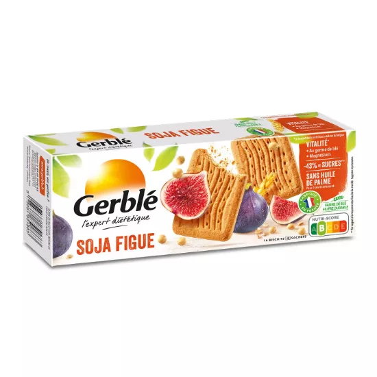 Picture of Biscuits soja figue Gerblé, 16 biscuits